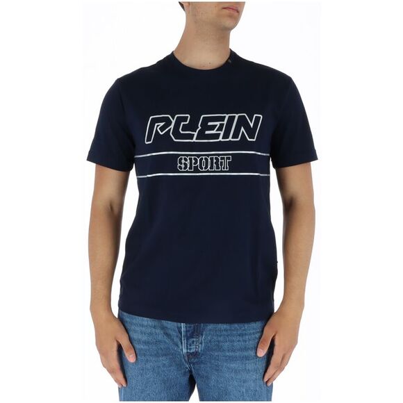 Plein Sport TShirt Logo Men Blue Shirts